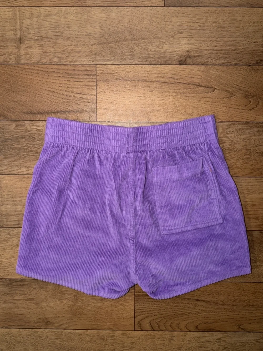 Hammies Size 28 Purple Corduroy Shorts Retro Roller Rink Unisex Bottoms Trendy - Picture 6 of 12
